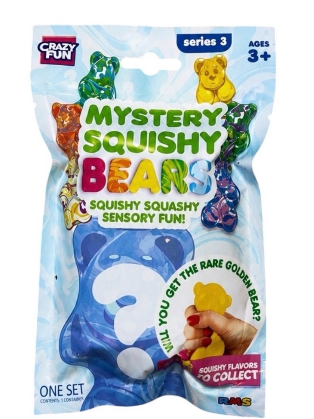Mystery Squishy Bears - Multicolor Sensory Toy (Series 3)